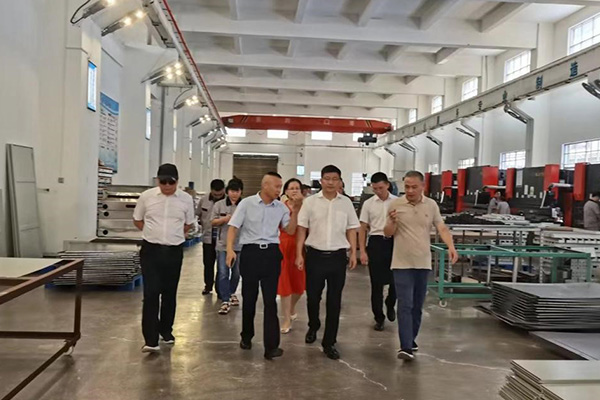 2022年7月20日杨洪峰副市长带队来我司考察参观